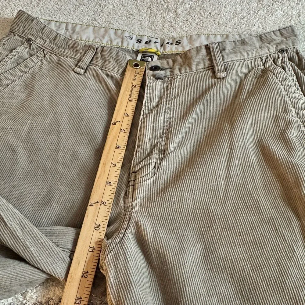 The North Face Pants Mens‎ Size 36 A5 Corduroy Tan Outdoor cotton Hiking Pockets